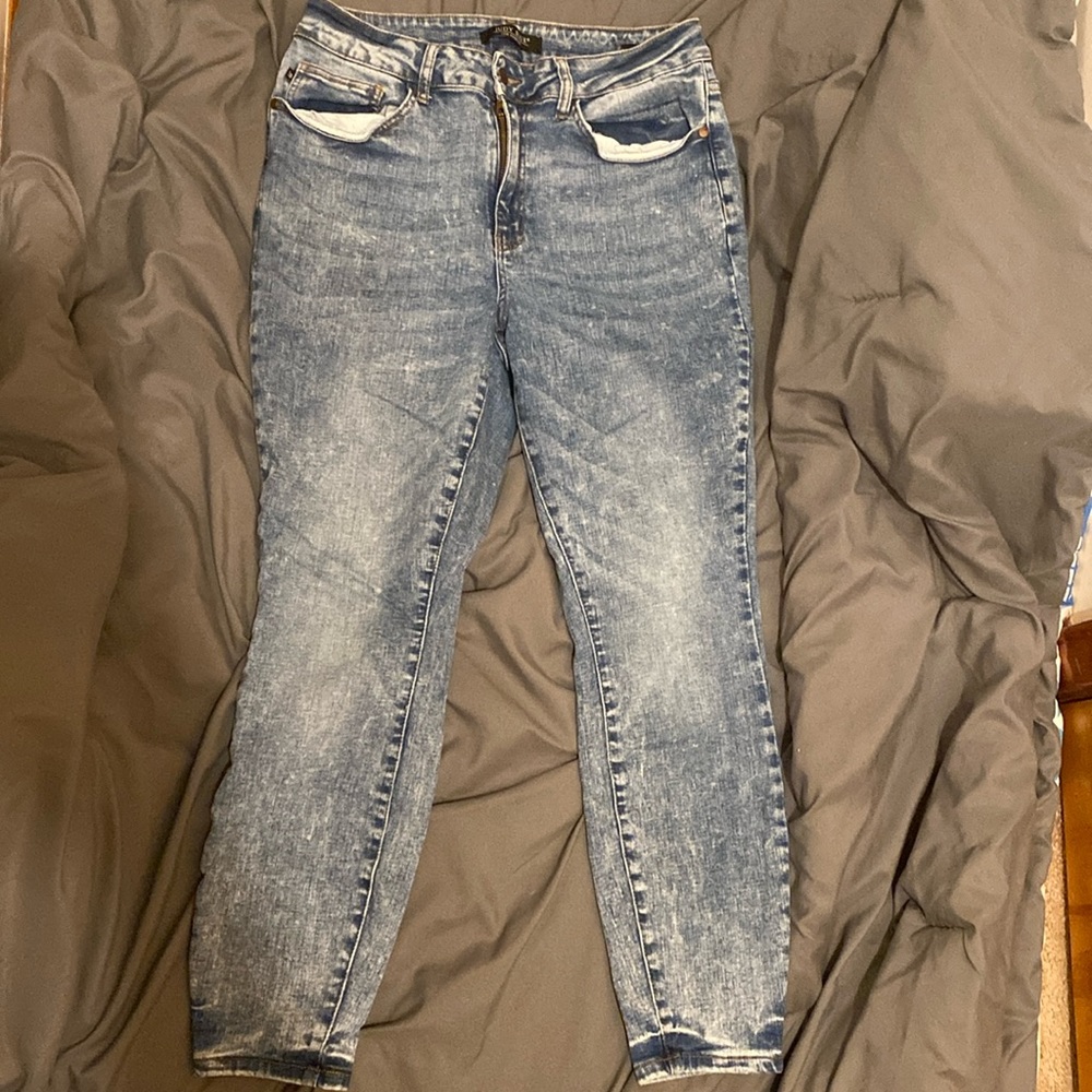 Judy Blue Acid/Mineral Wash High Waist Skinny Jeans